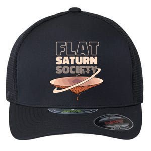 Flat Saturn Society Flexfit Unipanel Trucker Cap