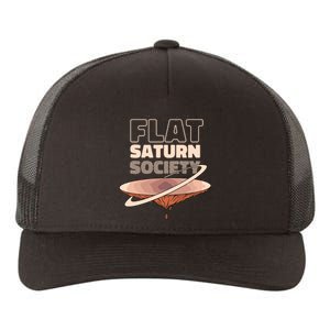 Flat Saturn Society Yupoong Adult 5-Panel Trucker Hat