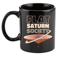Flat Saturn Society 11oz C Handle Ceramic Mug