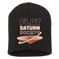 Flat Saturn Society Short Acrylic Beanie