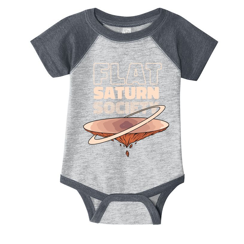 Flat Saturn Society Infant Baby Jersey Bodysuit