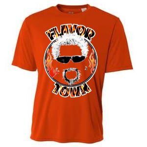 Flavor Town Cooking Guy Cooling Performance Crew T-Shirt