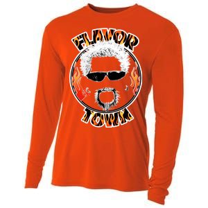 Flavor Town Cooking Guy Cooling Performance Long Sleeve Crew