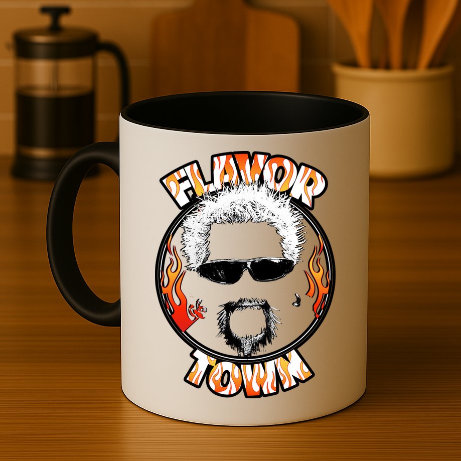 Flavor Town Cooking Guy Mug