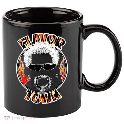 Flavor Town Cooking Guy 11oz C Handle Ceramic Mug
