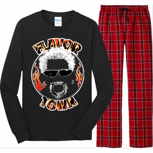 Flavor Town Cooking Guy Long Sleeve Pajama Set