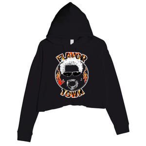 Flavor Town Cooking Guy Crop Fleece Hoodie