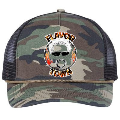 Flavor Town Cooking Guy Retro Rope Trucker Hat Cap