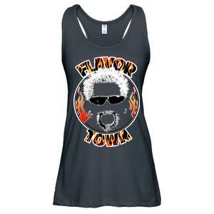 Flavor Town Cooking Guy Ladies Essential Flowy Tank