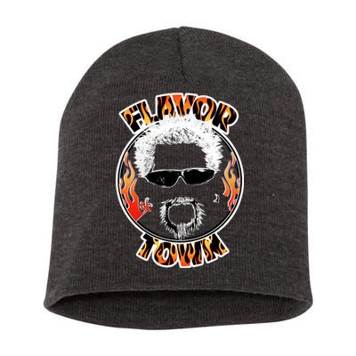 Flavor Town Cooking Guy Short Acrylic Beanie