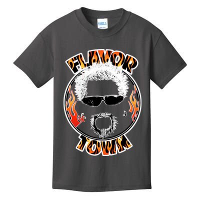 Flavor Town Cooking Guy Kids T-Shirt