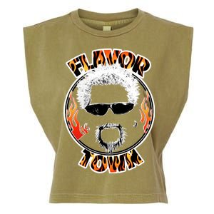 Flavor Town Cooking Guy Garment-Dyed Women's Muscle Tee