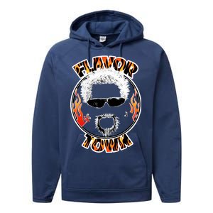 Flavor Town Cooking Guy Performance Fleece Hoodie