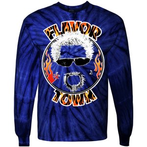 Flavor Town Cooking Guy Tie-Dye Long Sleeve Shirt