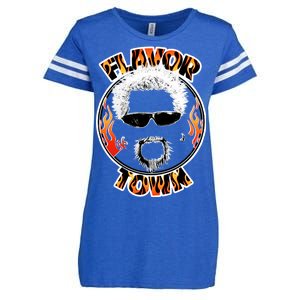 Flavor Town Cooking Guy Enza Ladies Jersey Football T-Shirt