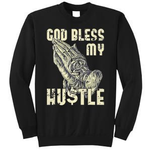 funny Lord Bless My Hustle Double My Income Sweatshirt