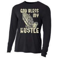 funny Lord Bless My Hustle Double My Income Cooling Performance Long Sleeve Crew