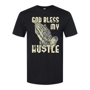 funny Lord Bless My Hustle Double My Income Softstyle CVC T-Shirt