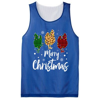 Family Leopard Buffalo Plaid Chicken Merry Christmas Gift Mesh Reversible Basketball Jersey Tank