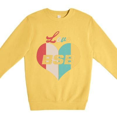 Funny Love BSB Vintage Music 1 Premium Crewneck Sweatshirt