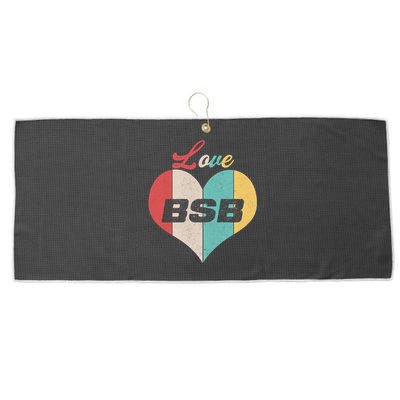 Funny Love BSB Vintage Music 1 Large Microfiber Waffle Golf Towel