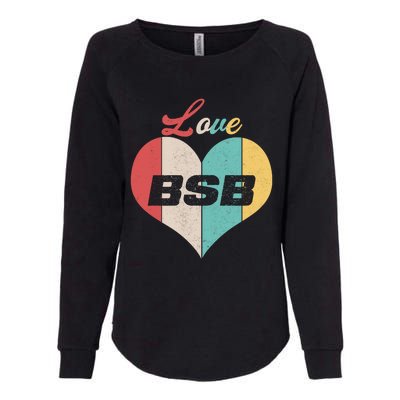 Funny Love BSB Vintage Music 1 Womens California Wash Sweatshirt