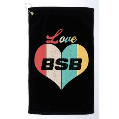 Funny Love BSB Vintage Music 1 Platinum Collection Golf Towel