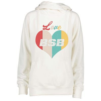 Funny Love BSB Vintage Music 1 Womens Funnel Neck Pullover Hood