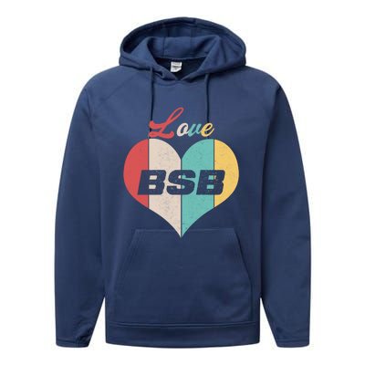 Funny Love BSB Vintage Music 1 Performance Fleece Hoodie