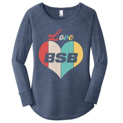 Funny Love BSB Vintage Music 1 Women's Perfect Tri Tunic Long Sleeve Shirt