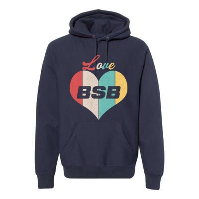 Funny Love BSB Vintage Music 1 Premium Hoodie