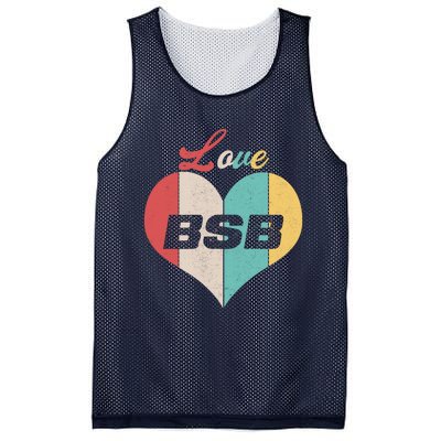 Funny Love BSB Vintage Music 1 Mesh Reversible Basketball Jersey Tank