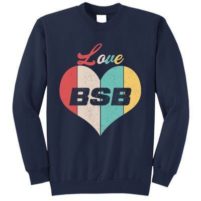 Funny Love BSB Vintage Music 1 Tall Sweatshirt