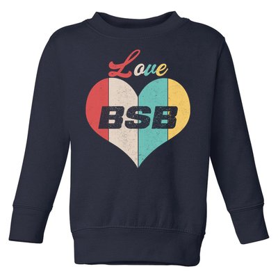 Funny Love BSB Vintage Music 1 Toddler Sweatshirt