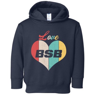 Funny Love BSB Vintage Music 1 Toddler Hoodie