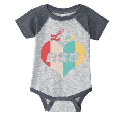 Funny Love BSB Vintage Music 1 Infant Baby Jersey Bodysuit