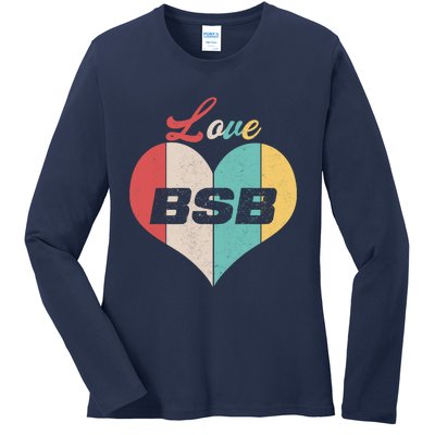 Funny Love BSB Vintage Music 1 Ladies Long Sleeve Shirt