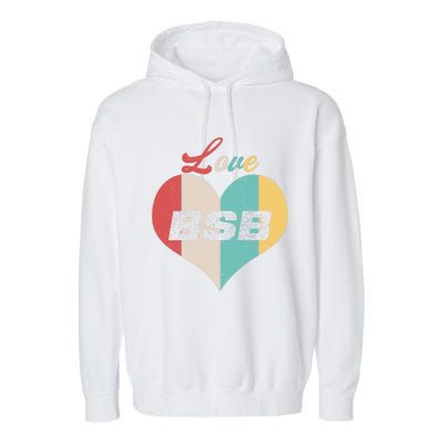 Funny Love BSB Vintage Music 1 Garment-Dyed Fleece Hoodie