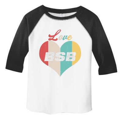 Funny Love BSB Vintage Music 1 Toddler Fine Jersey T-Shirt