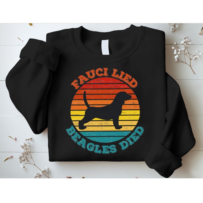 Fauci Lied Beagles Died Anti Anthony Fauci Arrest Fauci Sweatshirt