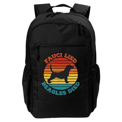 Fauci Lied Beagles Died Anti Anthony Fauci Arrest Fauci Backpack