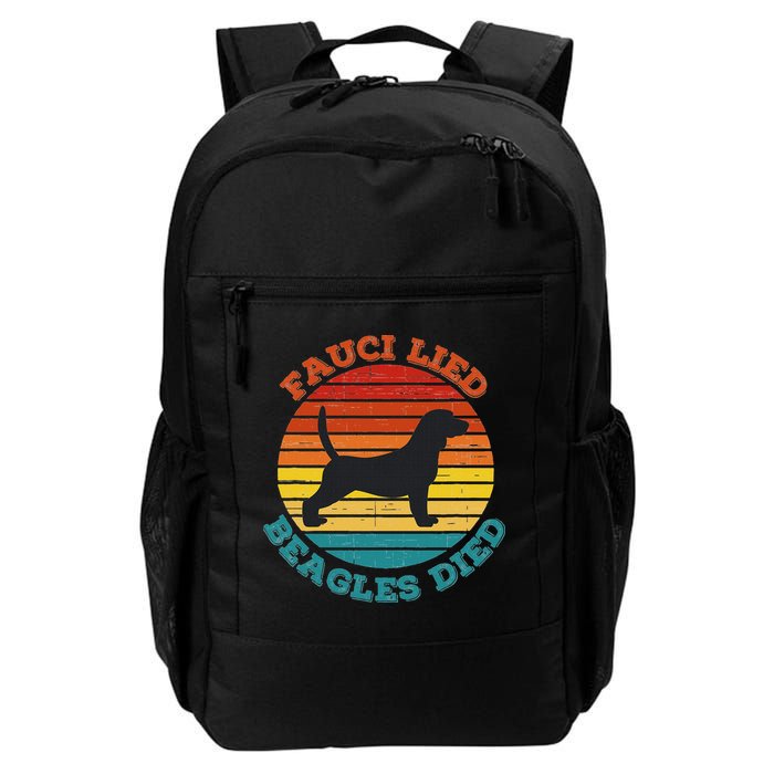 Fauci Lied Beagles Died Anti Anthony Fauci Arrest Fauci Backpack