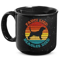 Fauci Lied Beagles Died Anti Anthony Fauci Arrest Fauci 15oz Campfire Ceramic Mug