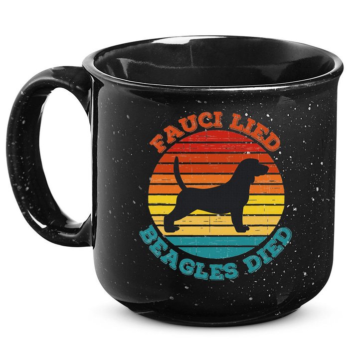 Fauci Lied Beagles Died Anti Anthony Fauci Arrest Fauci 15oz Campfire Ceramic Mug