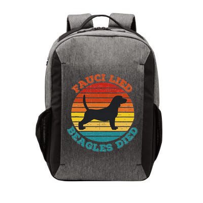 Fauci Lied Beagles Died Anti Anthony Fauci Arrest Fauci Vector Backpack