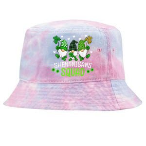 Funny Leprechaun Biden Happy Halloween For St Patrick's Day Tie-Dyed Bucket Hat