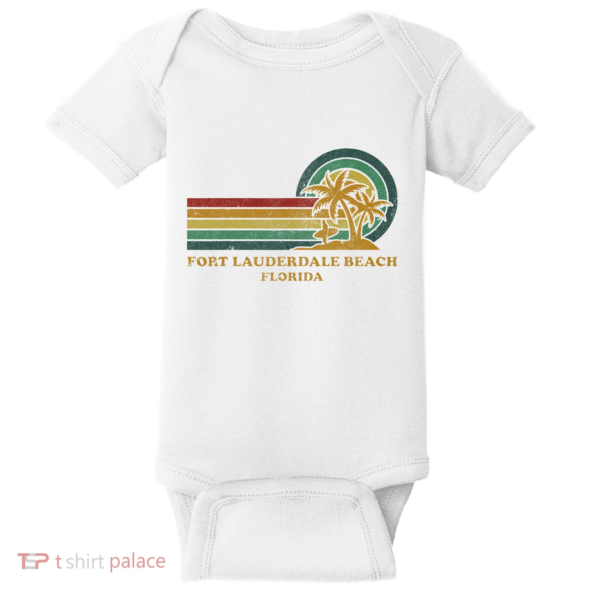 Fort Lauderdale Beach Florida Family Summer Vacation Baby Bodysuit