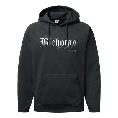 funny Las Bichotas No Lloran Mamiii  Performance Fleece Hoodie