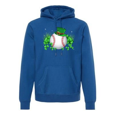 Funny Leprechaun Baseball Players Catchers St Patrick's Day Gift Premium Hoodie