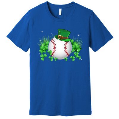 Funny Leprechaun Baseball Players Catchers St Patrick's Day Gift Premium T-Shirt